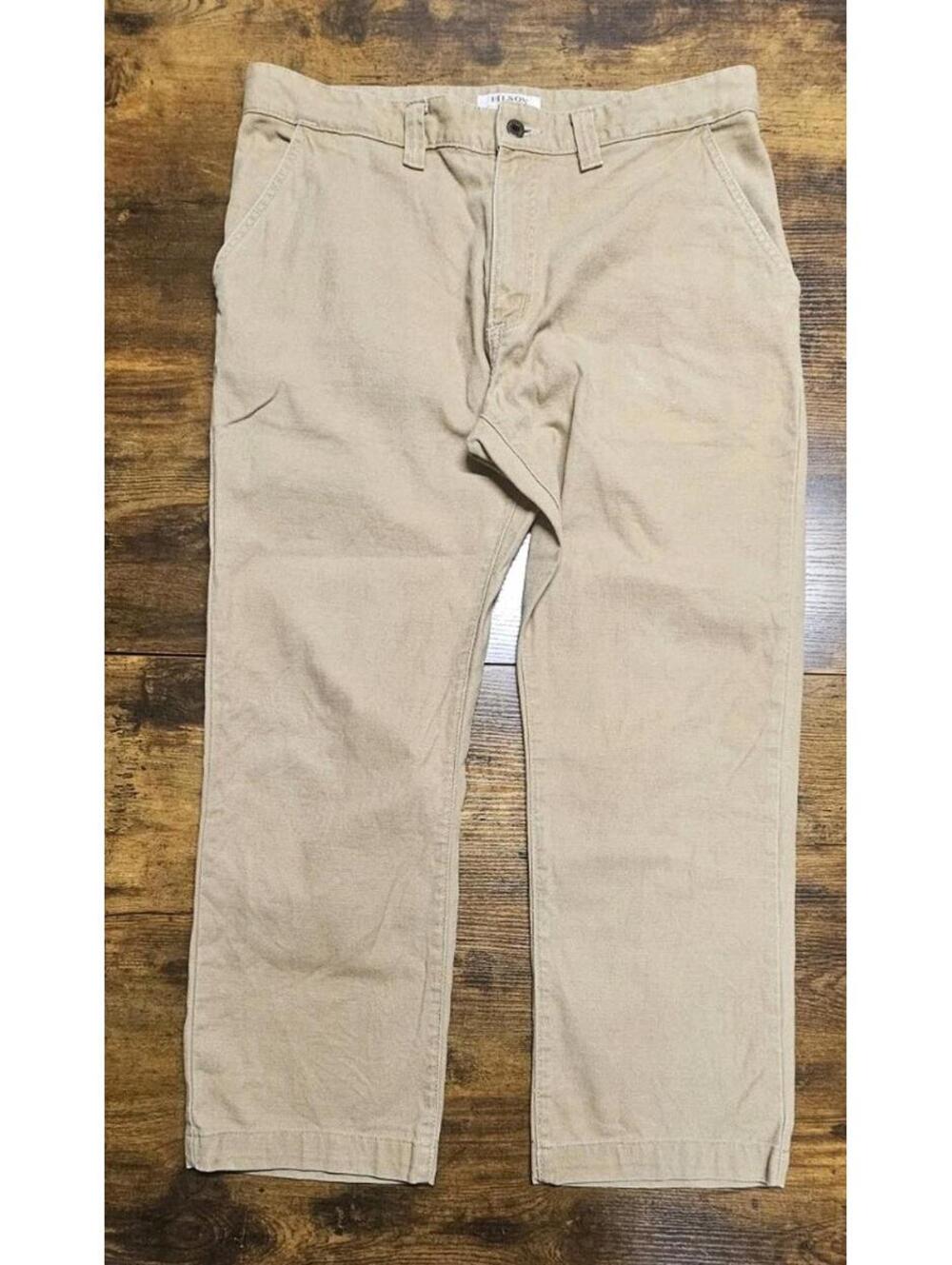 Vtg Filson‎ Canvas Workwear Hunting Fishing Pants 32-28 Made In USA